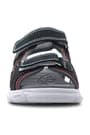 Rakerplus Genuine Leather Navy Blue Red Velcro Kids Sandals 10354-LKB.26