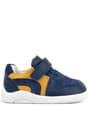 Rakerplus Genuine Leather Navy Blue Yellow Anatomic Baby Sports Shoes R800-LSA.19