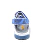 Rakerplus Genuine Leather Blue Gray Comfort Sole Kids Sandals with Velcro