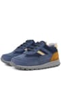 Rakerplus Hakiki Deri Mavi Sneakers Erkek Spor Ayakkabı 3800-MATA-DERI.36