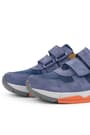 Rakerplus Genuine Leather Blue Suede Tabac Kids Banded Sneakers Sports Shoes 3880-MSTA.31