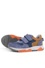 Rakerplus Genuine Leather Blue Suede Tabac Kids Banded Sneakers Sports Shoes 3880-MSTA.31