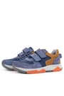 Rakerplus Genuine Leather Blue Suede Tabac Kids Banded Sneakers Sports Shoes 3880-MSTA.31