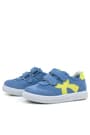 Rakerplus Genuine Leather Blue Green Banded Kids Sportt Shoes R654-MAYE.21