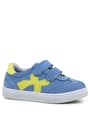 Rakerplus Genuine Leather Blue Green Banded Kids Sportt Shoes R654-MAYE.21