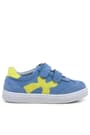 Rakerplus Genuine Leather Blue Green Banded Kids Sportt Shoes R654-MAYE.21