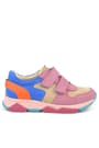 Rakerplus Hakiki Deri Pembe Çocuk Sneakers Spor Ayakkabı 3880-PMT.26