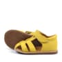 Rakerplus Genuine Leather Yellow Velcro Baby Sandals