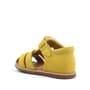 Rakerplus Genuine Leather Yellow Velcro Baby Sandals
