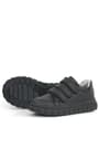 Rakerplus Genuine Leather Black Banded Sportts Shoes For Boys 4003-SS.26