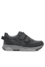 Rakerplus Black Genuine Leather Sportts School Shoes For Kids 3880-SS.26