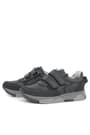 Rakerplus Black Genuine Leather Sportts School Shoes For Kids 3880-SS.26
