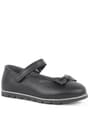 Rakerplus Genuine Leather Matte Black Flat Shoes Girls Flat Shoestes Flat Shoes 100-S1-DERI.25