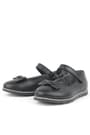Rakerplus Genuine Leather Matte Black Flat Shoes Girls Flat Shoestes Flat Shoes 100-S1-DERI.25