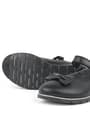 Rakerplus Genuine Leather Matte Black Flat Shoes Girls Flat Shoestes Flat Shoes 100-S1-DERI.25