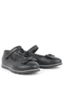 Rakerplus Genuine Leather Matte Black Flat Shoes Girls Flat Shoestes Flat Shoes 100-S1-DERI.25
