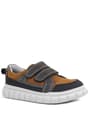 Rakerplus Genuine Leather Tabac Velcro Kids Casual Sports School Shoes 4506-STABK.26