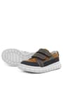 Rakerplus Genuine Leather Tabac Velcro Kids Casual Sports School Shoes 4506-STABK.26