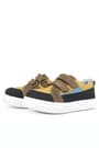 Rakerplus Genuine Leather Tabac High Sole Velcro Kids Casual Sports Shoes X4506-KTABS.31