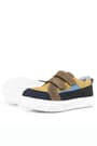 Rakerplus Genuine Leather Tabac High Sole Velcro Kids Casual Sports Shoes X4506-KTABS.31