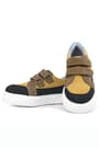 Rakerplus Genuine Leather Tabac High Sole Velcro Kids Casual Sports Shoes X4506-KTABS.31