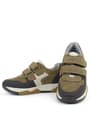 Rakerplus Genuine Leather Mink Color Brown Kids' Banded Sneakers Sports Shoes 3880-VZK.31