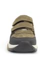 Rakerplus Genuine Leather Mink Color Brown Kids' Banded Sneakers Sports Shoes 3880-VZK.31