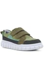 Rakerplus Genuine Leather Green Banded Sportts Shoes For Boys 4506-YHK.26