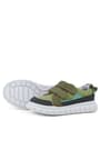 Rakerplus Genuine Leather Green Banded Sportts Shoes For Boys 4506-YHK.26