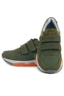 Rakerplus Genuine Leather Green Kids' Banded Sneakers Sports Shoes 3880-HKTX.26