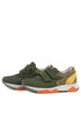 Rakerplus Genuine Leather Green Kids' Banded Sneakers Sports Shoes 3880-HKTX.26