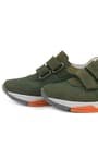 Rakerplus Genuine Leather Green Kids' Banded Sneakers Sports Shoes 3880-HKTX.26