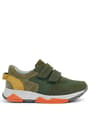 Rakerplus Genuine Leather Green Kids' Banded Sneakers Sports Shoes 3880-HKTX.26