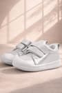 Rakerplus Sonic Genuine Leather White Bright Anatomic Baby Sport Shoes