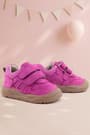 Rakerplus Schaggy Genuine Leather Fuchsia Baby Sports Shoes