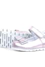 Rakerplus Genuine Leather Pink Silver Babettestes For Baby Girls