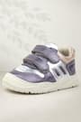Rakerplus Schaggy Genuine Leather Platin Silver Baby Sports Shoes