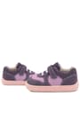 Rakerplus Bob Hakiki Deri Lila Pembe Barefoot Cırtlı Lastikli Bebek Sneaker Ayakkabı