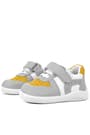 Rakerplus Genuine Leather Grey Yellow Anatomic Baby Sports Shoes