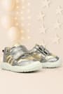 Rakerplus Schaggy Genuine Leather Gold Baby Sports Shoes