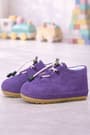 Rakerplus Genuine Leather Purple First Step Shoes