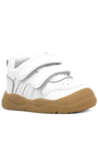 Rakerplus Schaggy Genuine Leather White Baby Sports Shoes