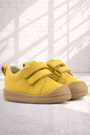 Rakerplus Sonic Genuine Leather Yellow Anatomic Baby Sport Shoes Sneakers