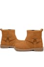 Rakerplus Chiron Genuine Leather Yellow Zippered Unisex Baby Boots