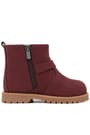 Rakerplus Chiron Genuine Leather Zippered Fur-Lined Unisex Baby Boots