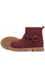 Rakerplus Chiron Genuine Leather Zippered Fur-Lined Unisex Baby Boots