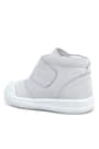 Rakerplus Yoohoo Genuine Leather White Velcro Baby Girls' Boots