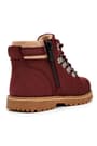 Rakerplus Griffon Genuine Leather Burgundy Zippered Kids Boots 1.21
