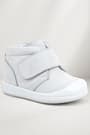 Rakerplus Yoohoo Genuine Leather White Velcro Baby Girls' Boots