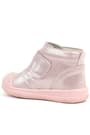 Rakerplus Yoohoo Genuine Leather Pink Shiny Velcro Baby Girl Boots